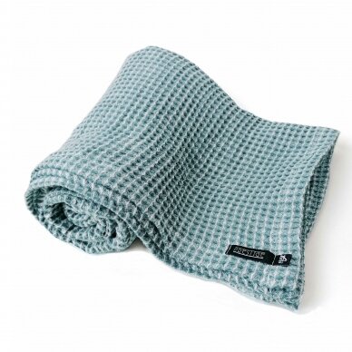 Linen waffle towel 6