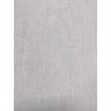 Softened off white linen fabric, width 320 cm 1