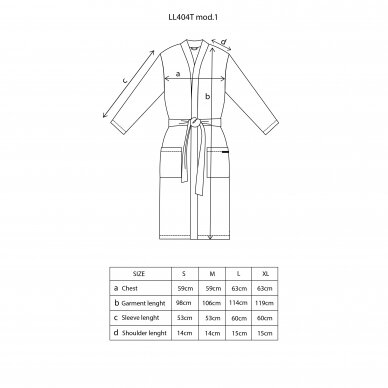 Natural linen  bathrobe 4