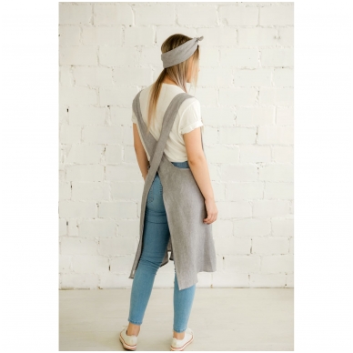 Pinafore kitchen apron with napkin 1